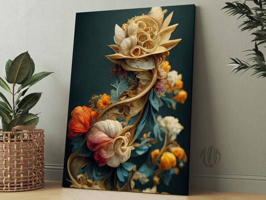 Elegant Floral Baroque Decorative Style