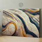 Attractive White Blue Yellow Mixture
