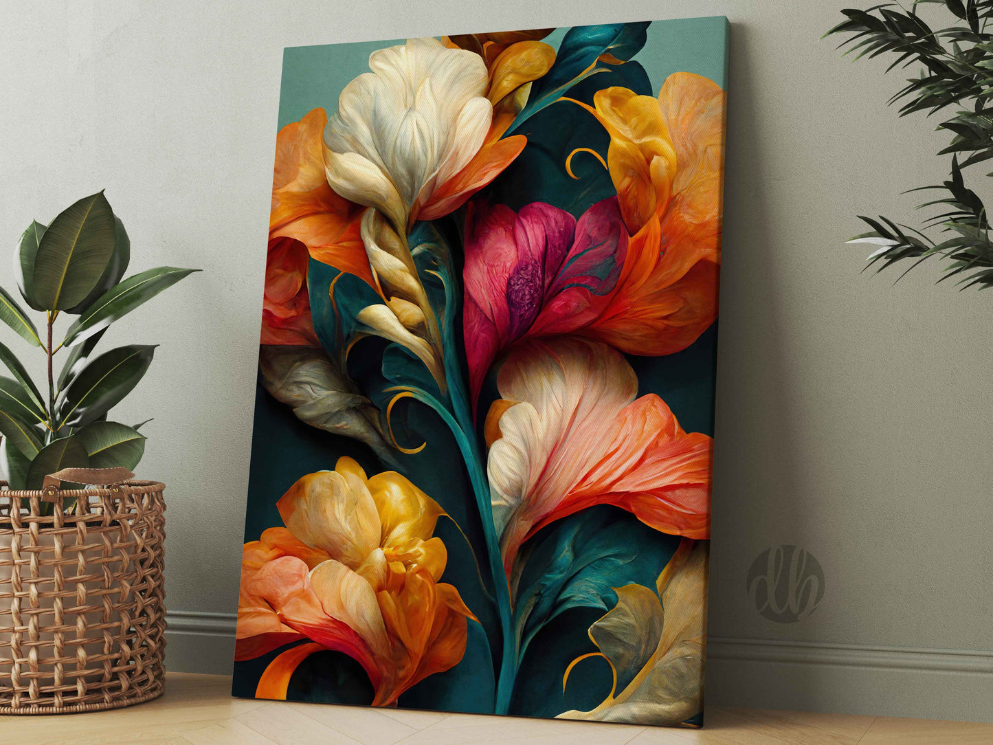 Elegant Floral Baroque Decorative Style